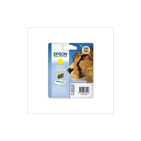 Tinteiro Epson T0714 Amarelo C13T07144010 - Compatível com Impressoras Epson | bluepixel.pt