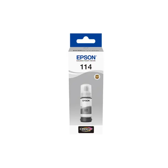 Tinteiro Epson 114 Cinzento C13T07B540 70ml - Compatível com impressoras Epson | BluePixel.pt