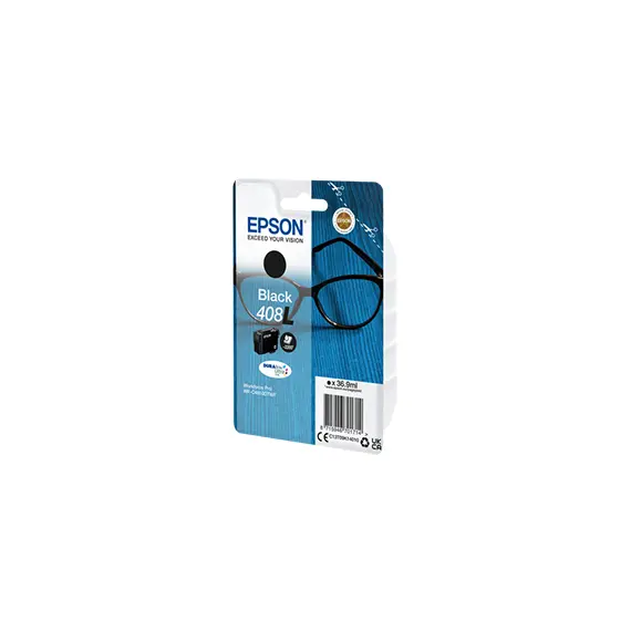 Tinteiro Epson 408L Preto C13T09K14010 - Capacidade de 36.9ml para Impressões de Alta Qualidade