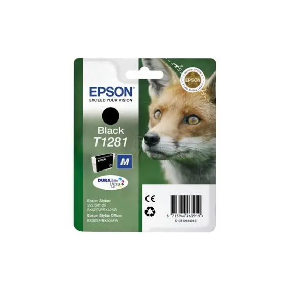 Tinteiro Epson T1281 Preto 5,9ml - Impressões de Alta Qualidade na BluePixel.pt