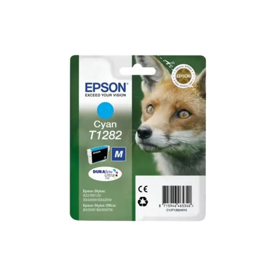 Tinteiro Epson T1282 Azul 3,5ml - Impressões vibrantes até 175 páginas | bluepixel.pt