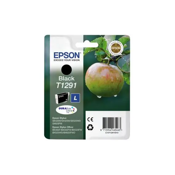 Tinteiro Epson T1291 Preto 11ml - Impressões de Alta Qualidade | bluepixel.pt