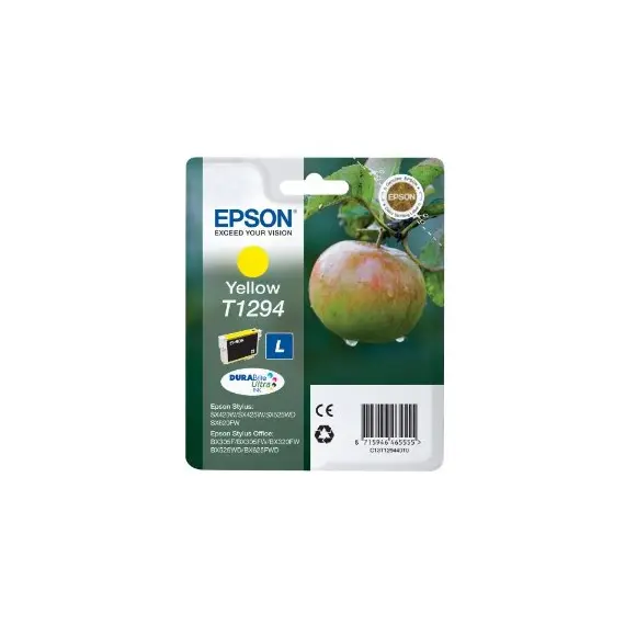Tinteiro Epson T1294 Amarelo C13T12944011 7ml - Impressões vibrantes e duradouras | bluepixel.pt