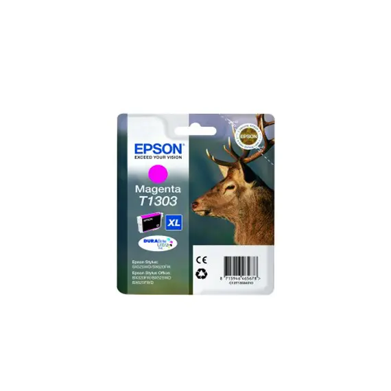 Tinteiro Epson T1303 Magenta 10,1ml - Compatível com Impressoras Epson | bluepixel.pt