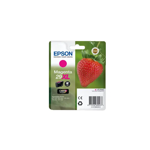 Tinteiro Epson 29XL Magenta C13T29934010 - Alta Capacidade para Impressoras Epson | bluepixel.pt