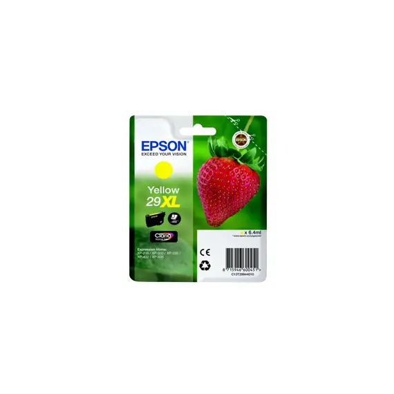 Tinteiro Epson 29XL Amarelo C13T29944010 - Alta Capacidade para Impressoras Epson | BluePixel.pt