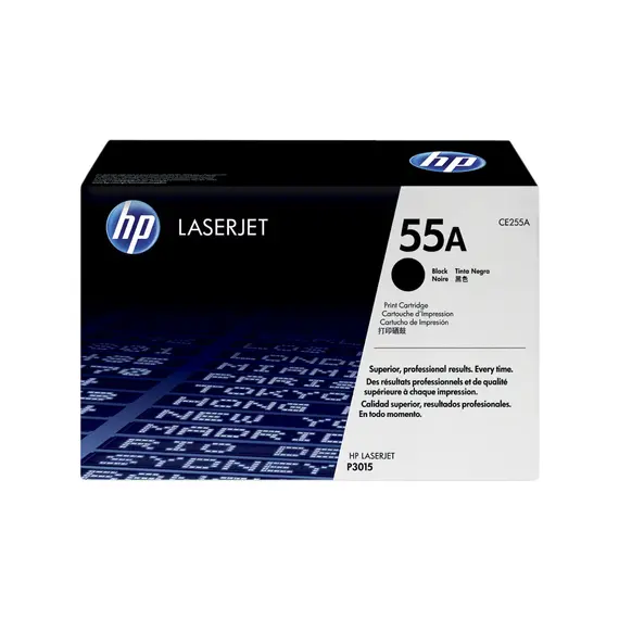 Toner HP 55A Preto CE255A - Compatível com Impressoras HP - 6000 páginas | bluepixel.pt