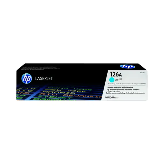 Toner HP 126A Azul CE311A - Compatível com Impressoras HP | BluePixel.pt