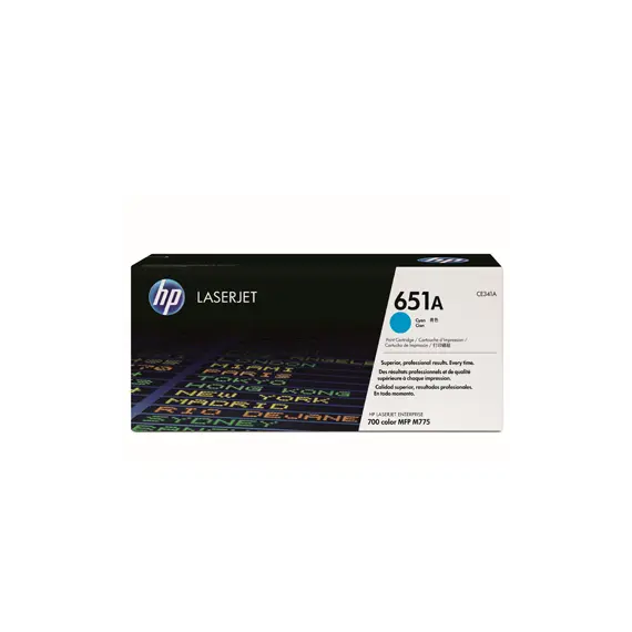 Toner HP 651A Azul CE341A - Compatível com impressoras HP | BluePixel.pt