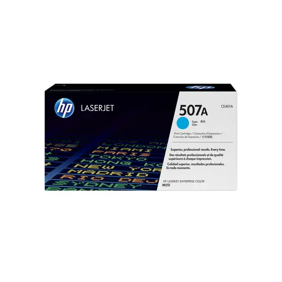 Toner HP 507A Azul CE401A - Compatível com impressoras HP | BluePixel.pt