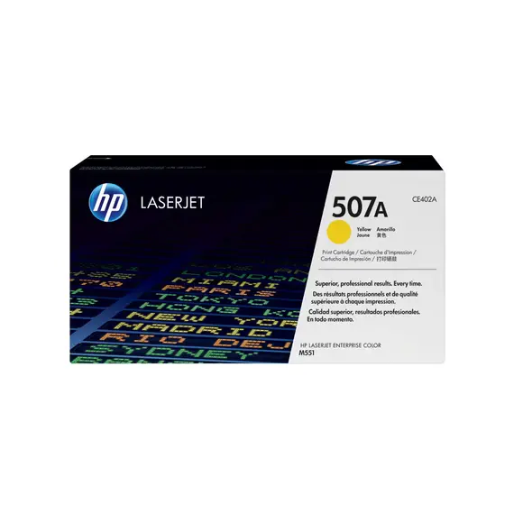 Toner HP 507A Amarelo CE402A - Compatível com Impressoras HP | BluePixel.pt