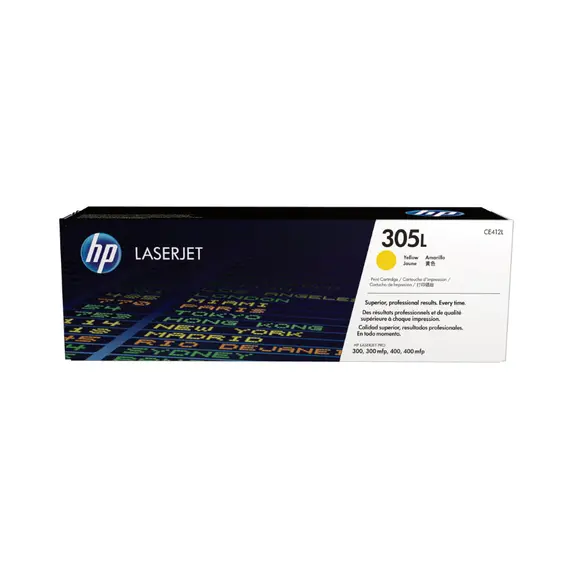 Toner HP 305L Amarelo CE412L - Compatível com Impressoras HP | BluePixel.pt