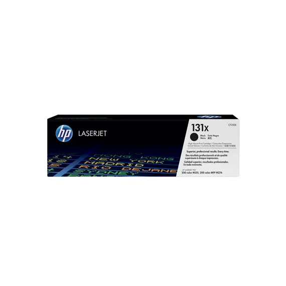 Toner HP 131X Preto CF210X - Compatível com Impressoras HP - Alta Capacidade de 2400 Páginas | bluepixel.pt