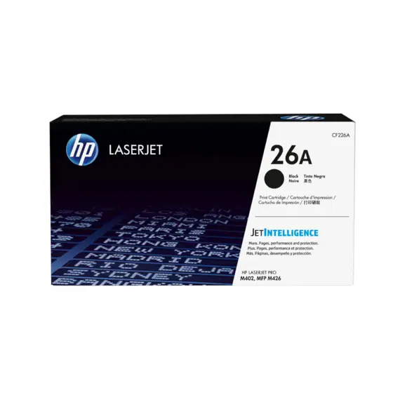 Toner HP 26A Preto CF226A - Compatível com Impressoras HP até 3100 páginas | bluepixel.pt