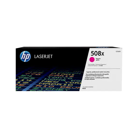 Toner HP 508X Magenta CF363X - Alta Capacidade para Impressoras HP | bluepixel.pt
