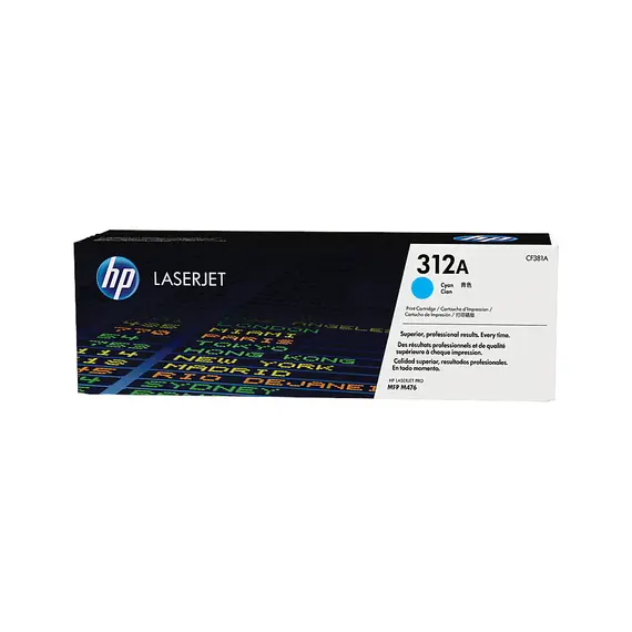 Toner HP 312A Azul CF381A - Compatível com impressoras HP - 2700 páginas | bluepixel.pt