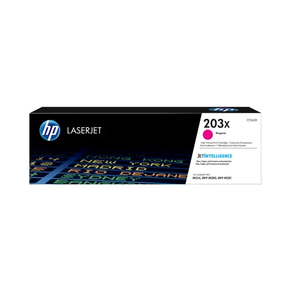 Toner HP 203X Magenta CF543X - Alta Capacidade para Impressoras HP | BluePixel.pt