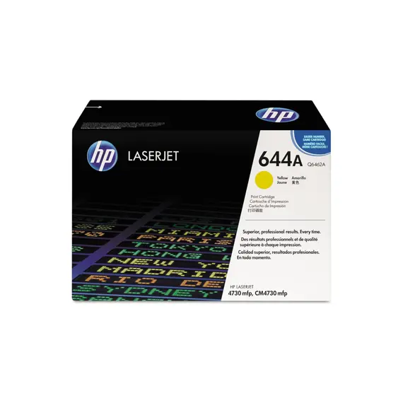 Toner HP 644A Amarelo Q6462AC - Cartucho de alta capacidade para impressoras HP | bluepixel.pt