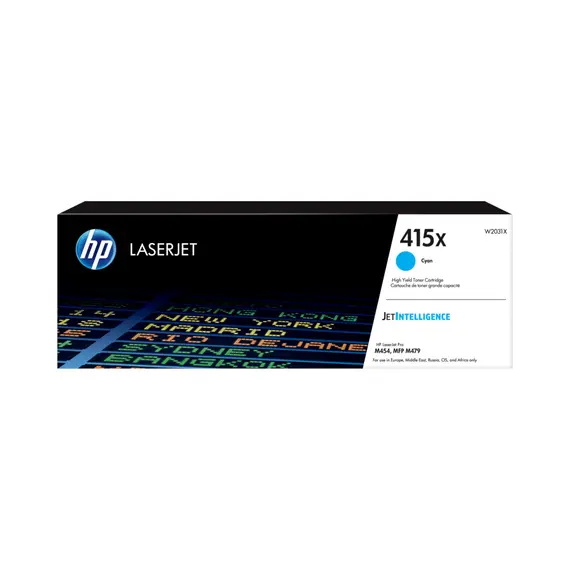 Toner HP 415X Azul W2031X - Alta Capacidade para Impressoras HP | BluePixel.pt