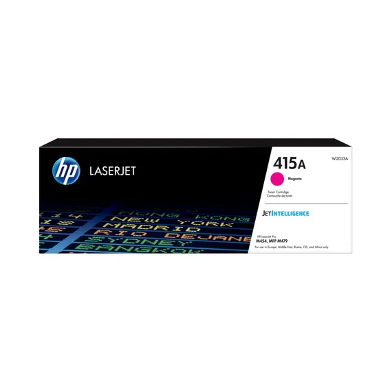 Toner HP 415A Magenta W2033A - Compatível com Impressoras HP LaserJet | BluePixel.pt