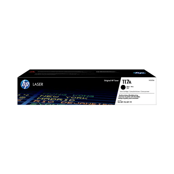 Toner HP 117A Preto W2070A - Capacidade para 1000 páginas | Loja bluepixel.pt