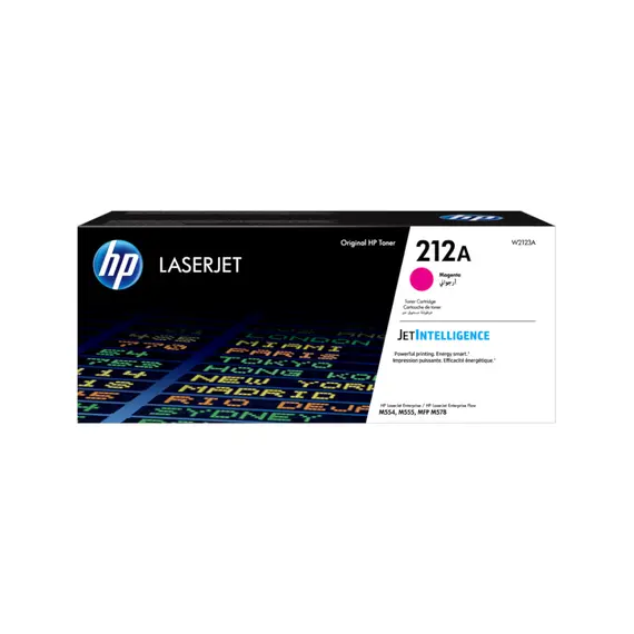 Toner HP 212A Magenta W2123A - Compatível com Impressoras HP para Impressões Vivas e Duradouras