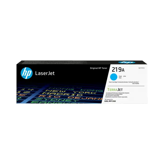Toner HP 219A Azul W2191A - Compatível com Impressoras HP - 1200 páginas | bluepixel.pt