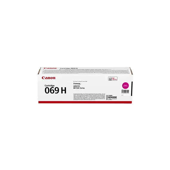 Toner Canon 069H Magenta 5096C002 - Alta Capacidade para Impressoras Canon | BluePixel.pt