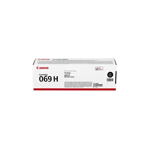 Toner Canon 069H Preto 5098C002 - Alta Capacidade para Impressoras Canon - BluePixel.pt