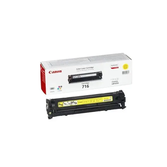 Toner Canon 716 Amarelo 1977B002 - Compatível com Impressoras Canon | bluepixel.pt