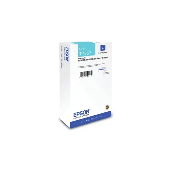 Tinteiro Epson T7562 Azul 14ml para Impressoras Epson - Rendimento até 1500 páginas | bluepixel.pt