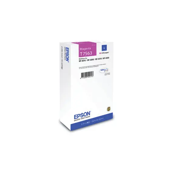 Tinteiro Epson T7563 Magenta 14ml - Impressão de Alta Qualidade na bluepixel.pt
