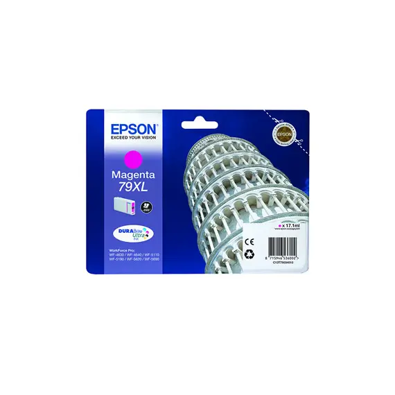 Tinteiro Epson 79XL Magenta C13T79034010 - Alta Capacidade para Impressoras Epson na bluepixel.pt
