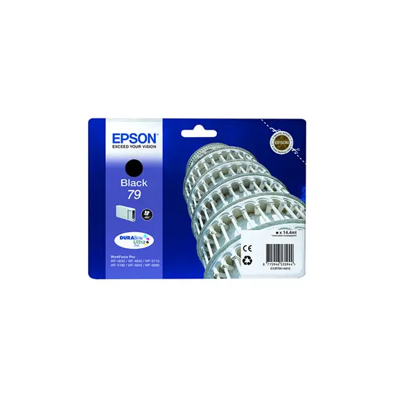 Tinteiro Epson 79 Preto C13T79114010 - Alta Qualidade e Rendimento para Impressoras Epson