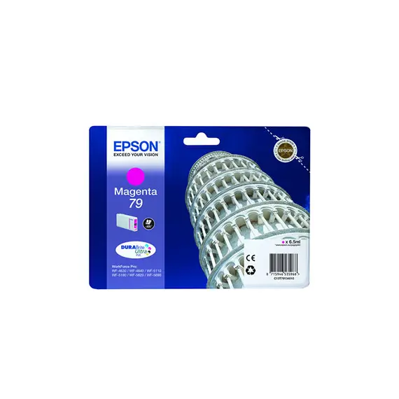 Tinteiro Epson 79 Magenta C13T79134010 6,5ml - Impressões vibrantes e de alta qualidade | bluepixel.pt