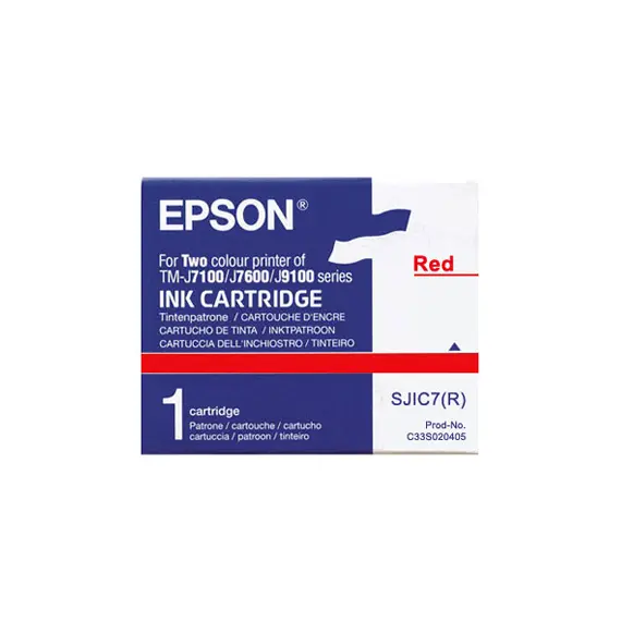 Tinteiro Epson SJIC7 Vermelho C33S020405 - Oferta Especial na bluepixel.pt