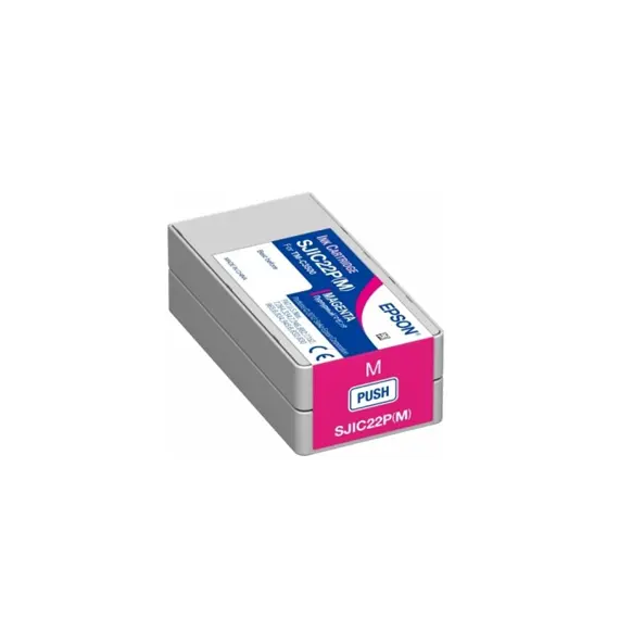 Tinteiro Epson SJIC22P Magenta 32,5ml - Compatível com impressoras Epson - BluePixel.pt