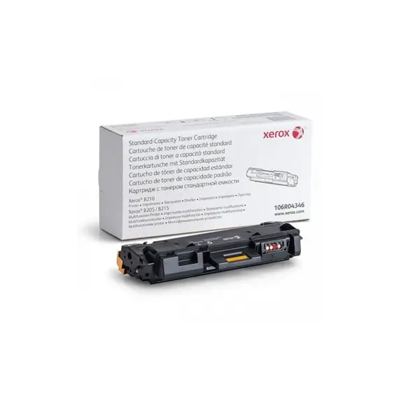 Toner Xerox Preto 106R04346 - Capacidade para 1500 páginas | BluePixel.pt
