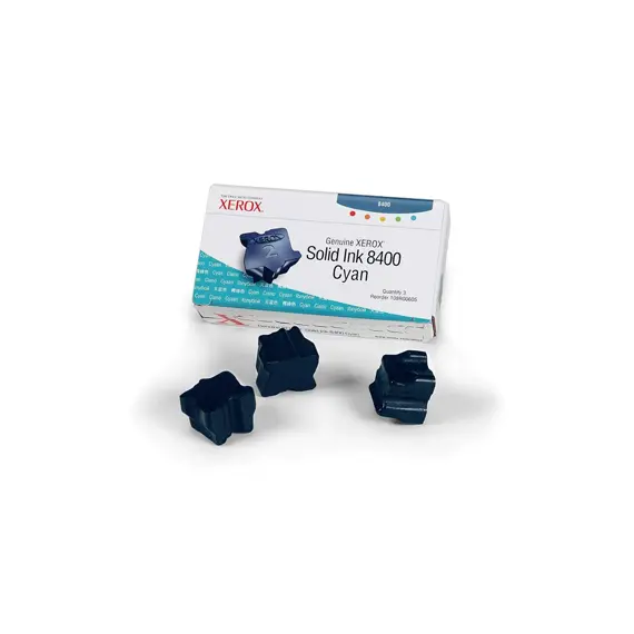 Cartucho Xerox 108R00605 Azul - Pack 3 Unidades | Impressões de Alta Qualidade na BluePixel.pt