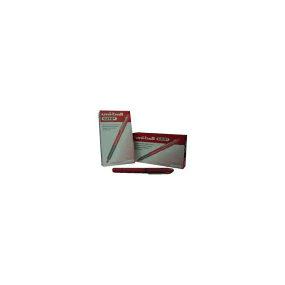 Marcador Roller UniBall Grip UB245 0,5mm Vermelho - Pack de 12 | Loja BluePixel