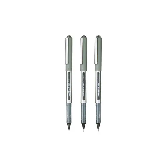 Marcador Roller UniBall Eye Fine UB157 0,7mm Preto - Pack de 3 | Loja BluePixel