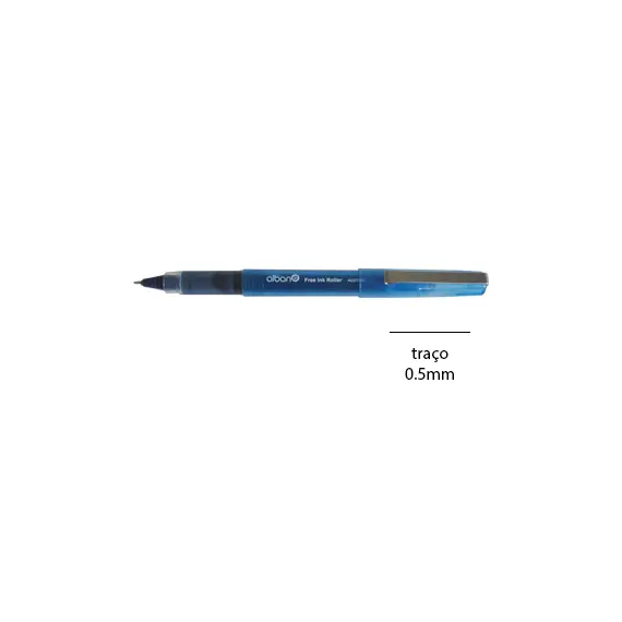Marcador Roller AC1090 Needle Point 0,5mm Azul ALBAN | Escrita e Desenho de Precisão