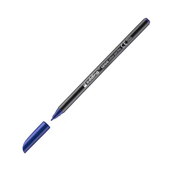 Marcador Médio Edding 1200 1mm Azul - Caneta de Marcações Precisas | BluePixel.pt