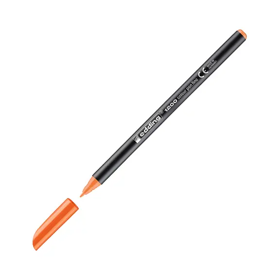 Marcador Médio Edding 1200 Laranja 1mm | Material de Escrita de Qualidade na bluepixel.pt