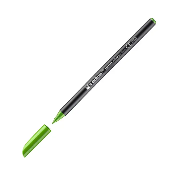 Marcador Médio Edding 1200 Verde Claro 1un - Escreva com Precisão na BluePixel.pt