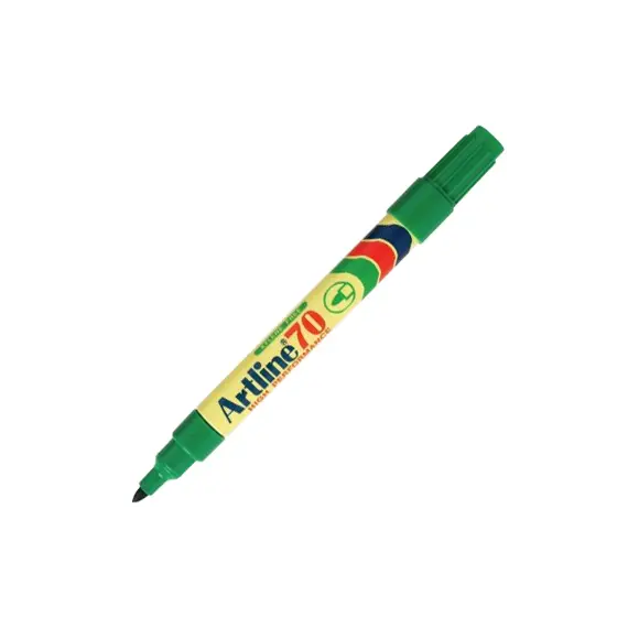 Marcador Permanente Médio Artline 70 1,5mm Verde - Loja BluePixel