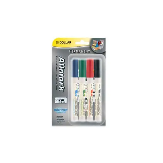 Marcador Permanente Allmark UMS2 2mm 4 Cores | Loja BluePixel.pt