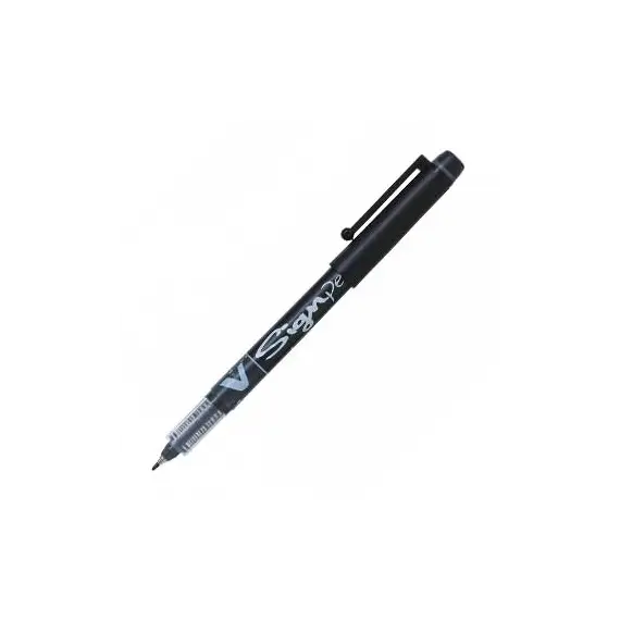Marcador Médio Pilot V-Sign Pen 0,6mm Preto | Alta Qualidade na bluepixel.pt