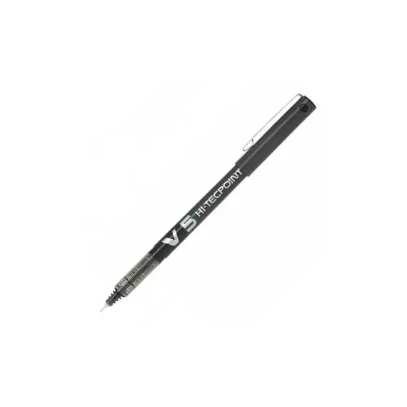 Marcador Roller Pilot V5 0,5mm Preto - Caneta de Escrita Precisa na bluepixel.pt