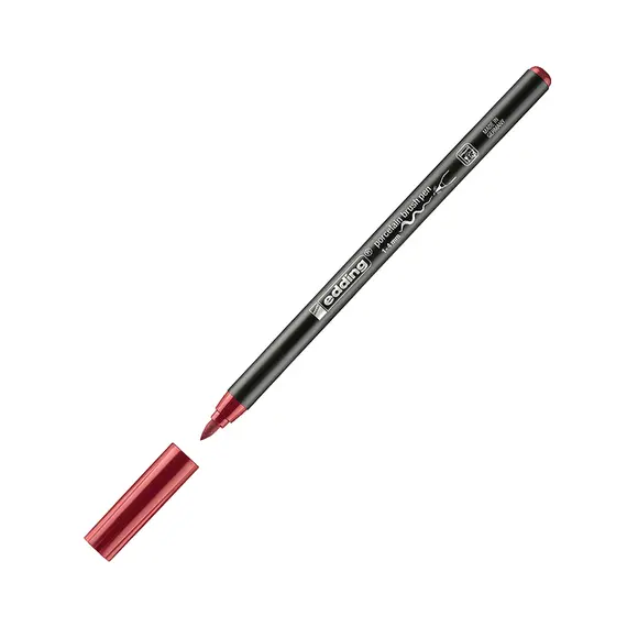 Marcador Porcelana Edding 4200 1-4mm Carmesim | Alta Qualidade para Decoração